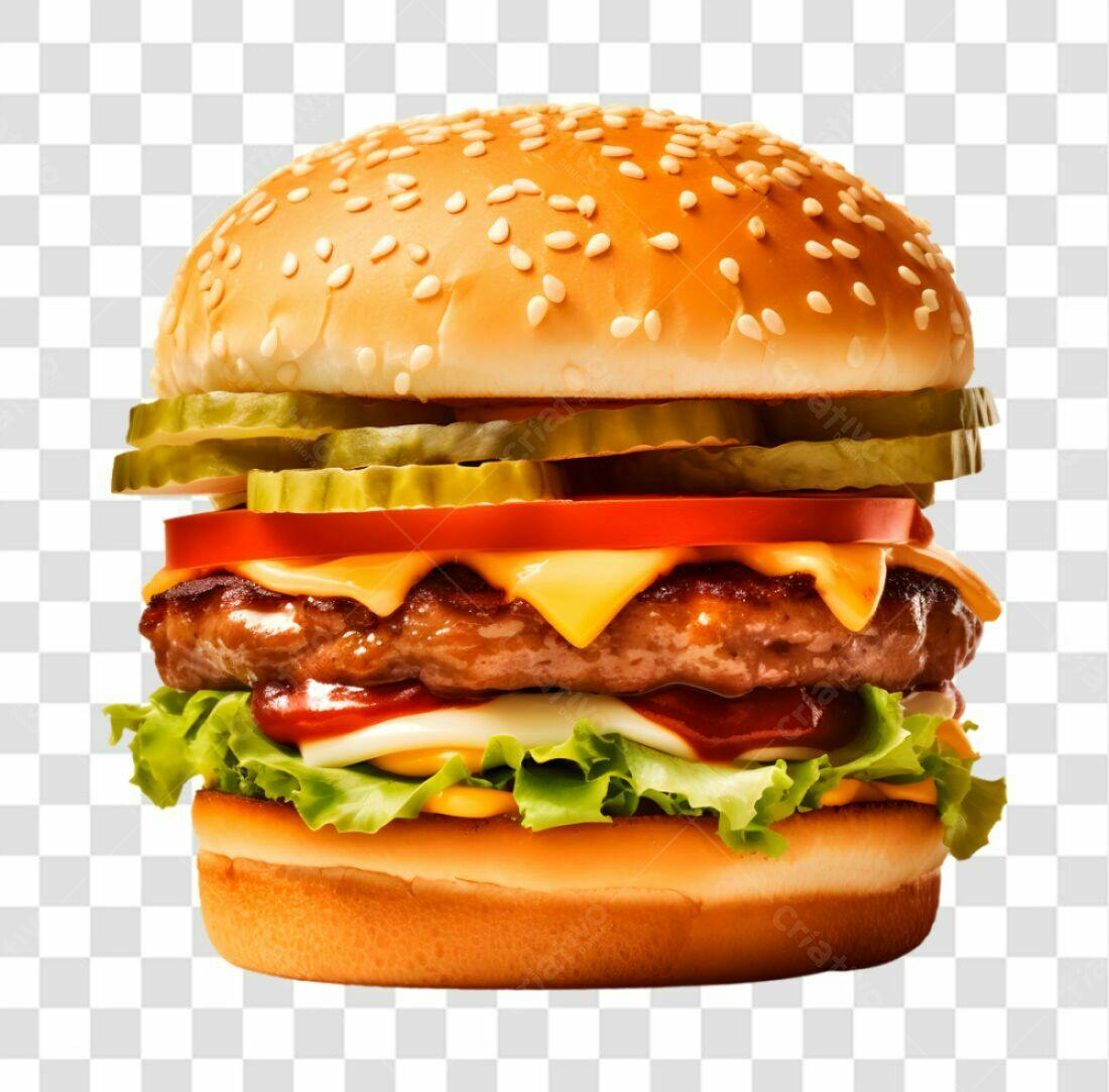 Icone Hamburguer PNG com fundo transparente