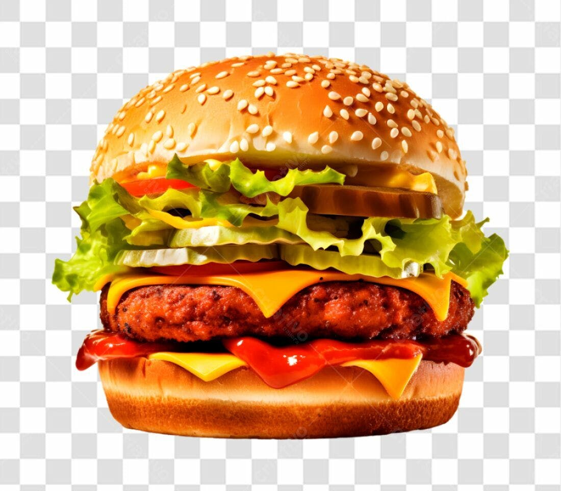 Icone Hambúrguer PNG com fundo transparente