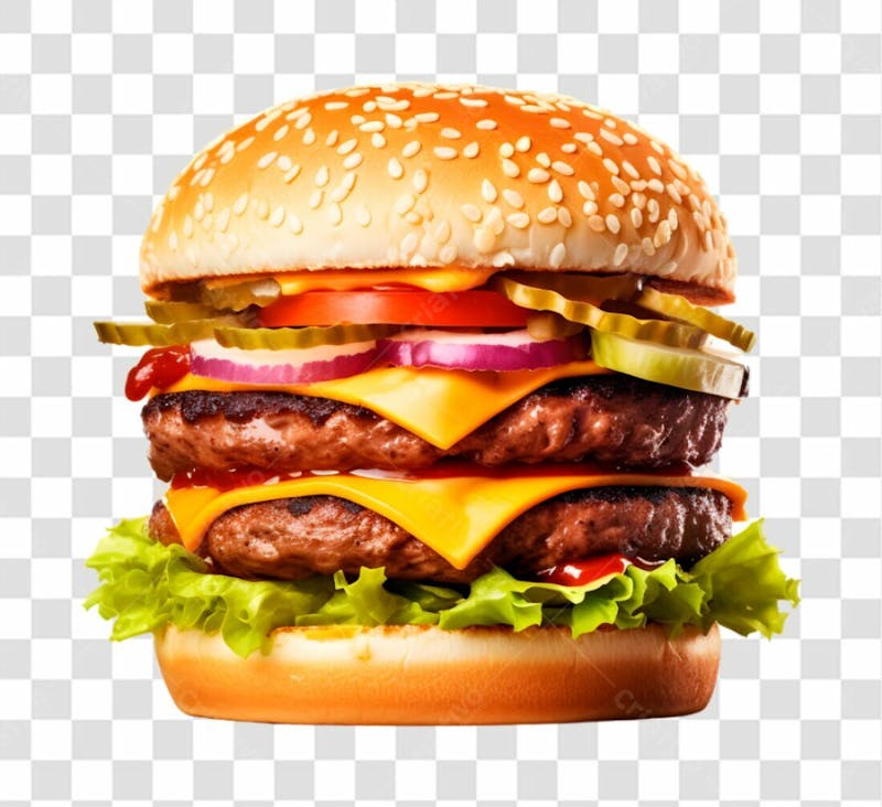 Hamburguer lanche sanduiche png transparente