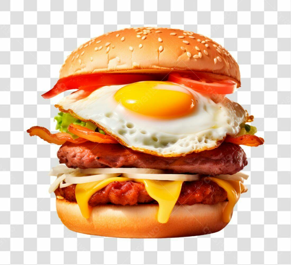 Imagem de Hambúrguer PNG com fundo transparente