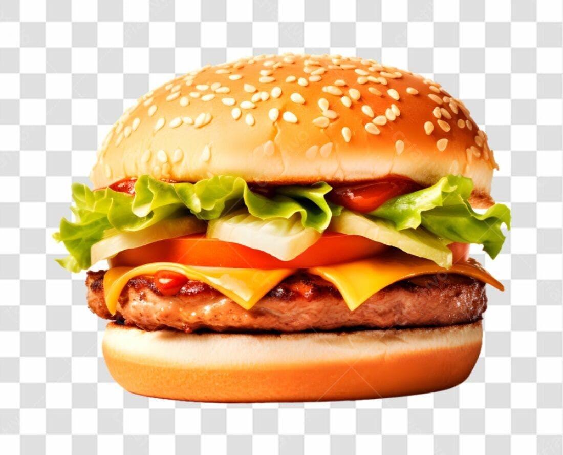 Icone Hambúrguer PNG com fundo transparente