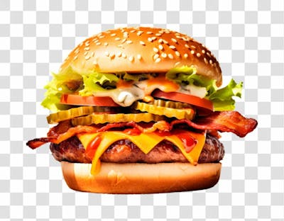 Hamburguer Lanche Sanduiche Png Transparente (33)