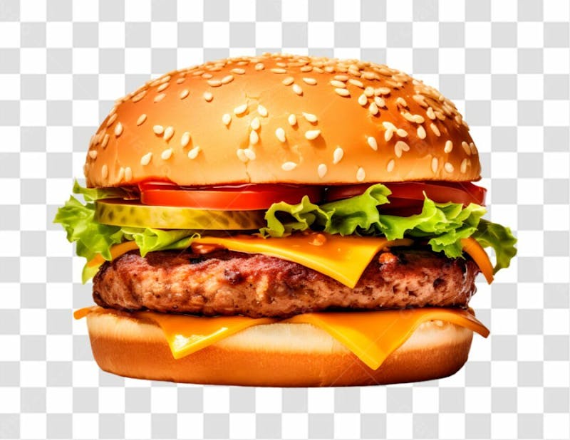 Hamburguer lanche sanduiche png transparente