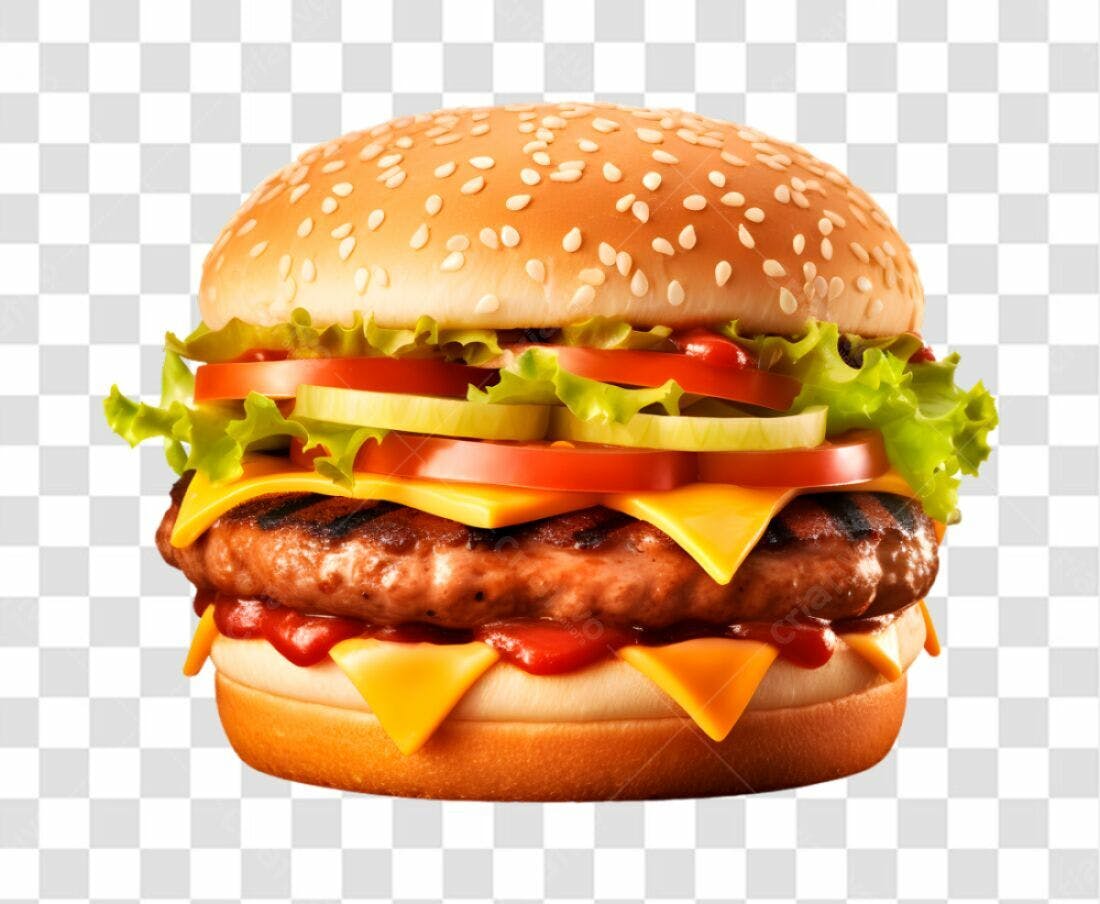 Icone Hamburguer PNG com fundo transparente