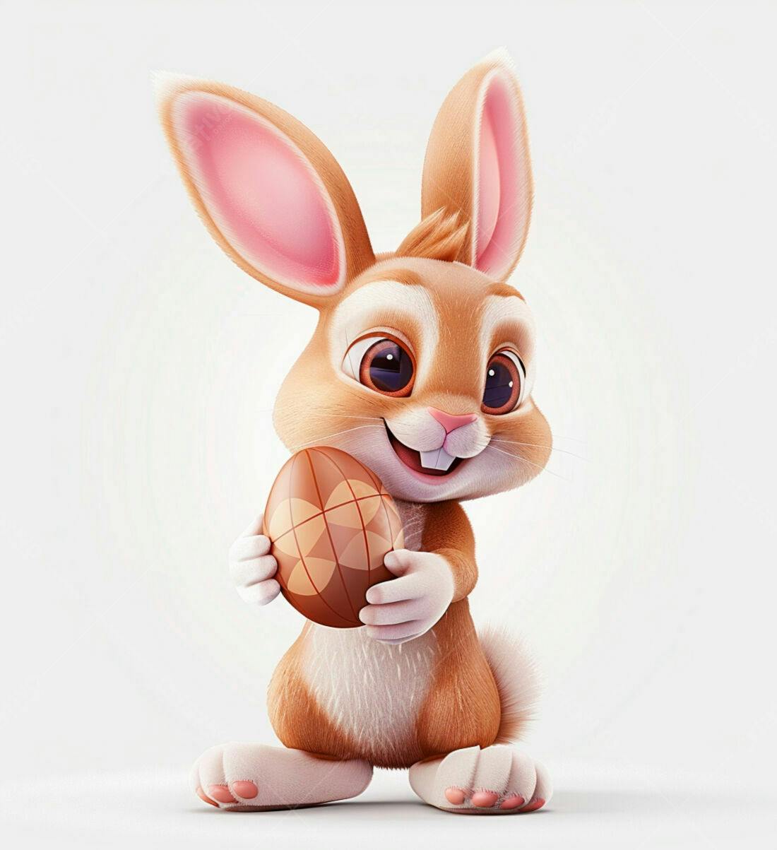 Coelhinho da Páscoa com Ovo de Chocolate
