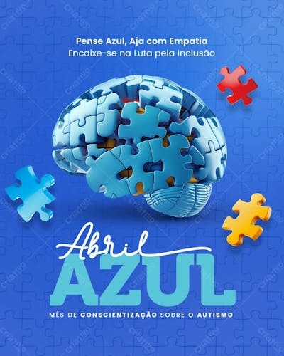ABRIL AZUL - Mês de Conscientização sobre o Autismo 