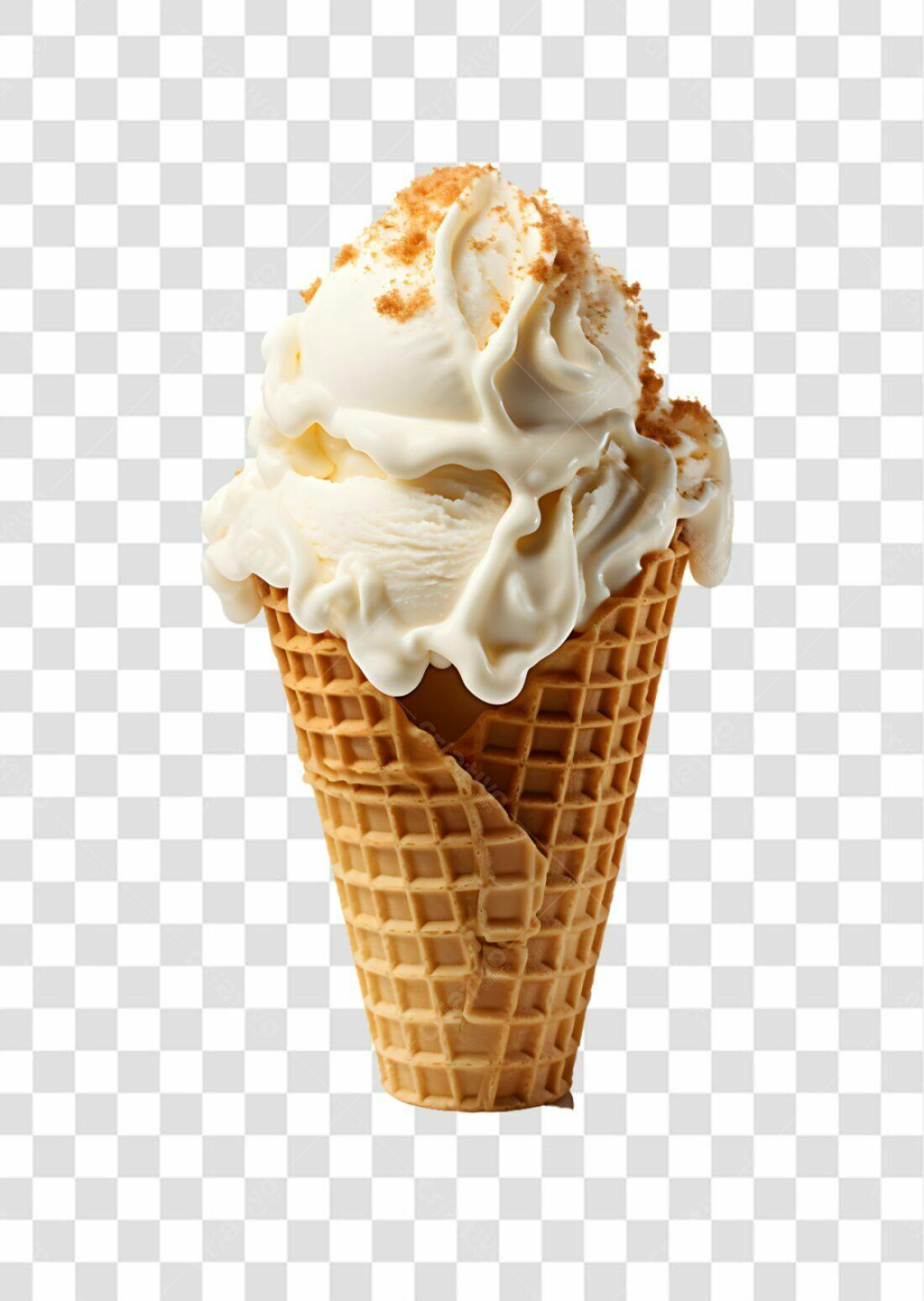 Icone Sorvete Cremoso PNG com fundo transparente