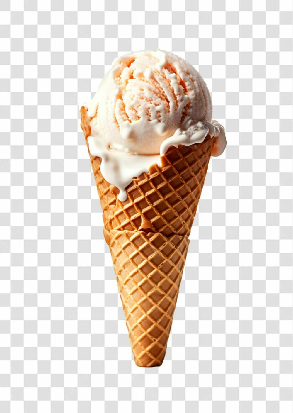 Delicioso Sorvete De Casquinha Png  (18)