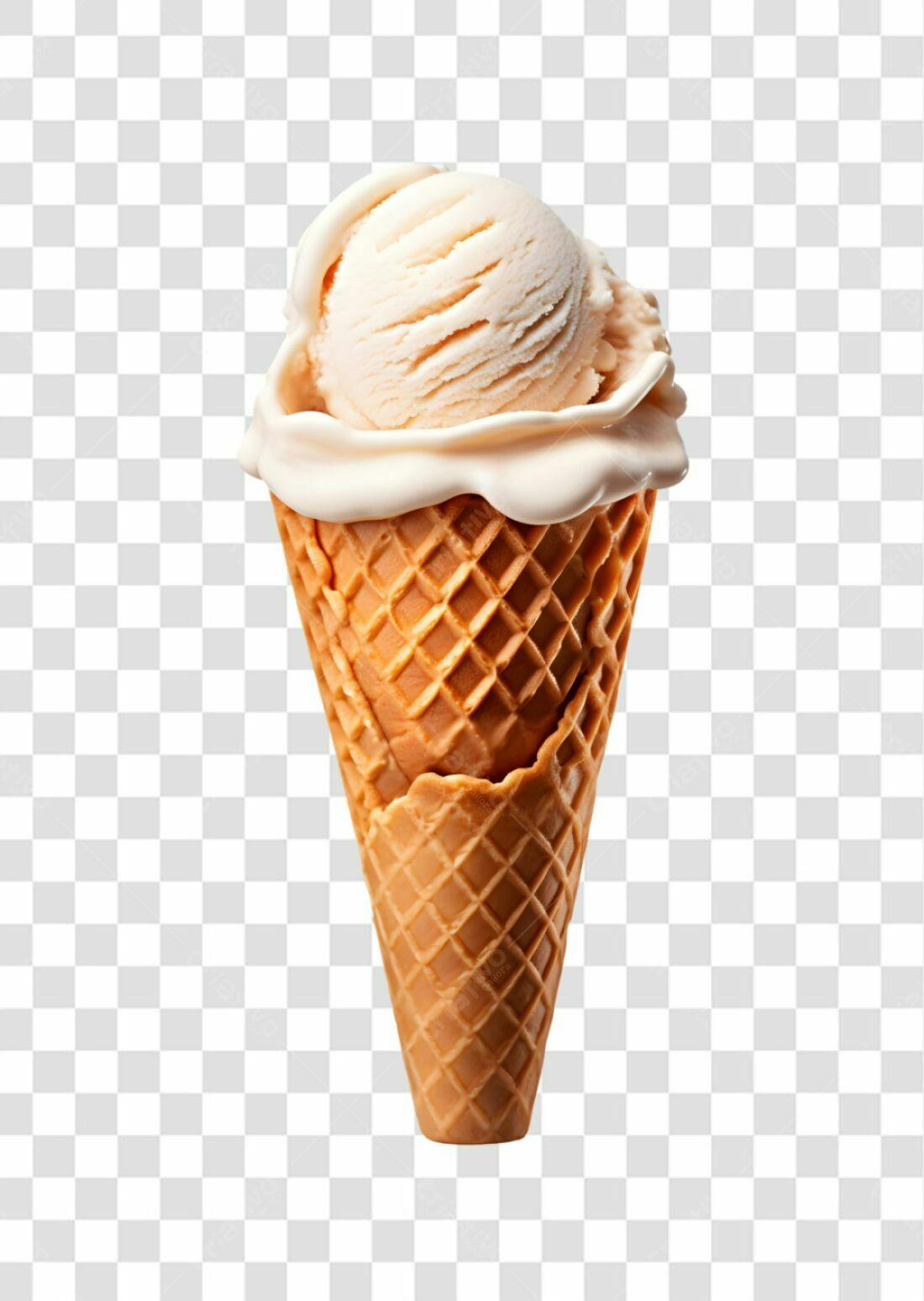 Icone Sorvete Cremoso PNG com fundo transparente