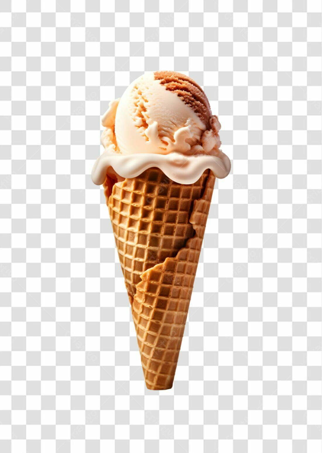 Icone Sorvete Creme e Chocolate PNG com fundo transparente