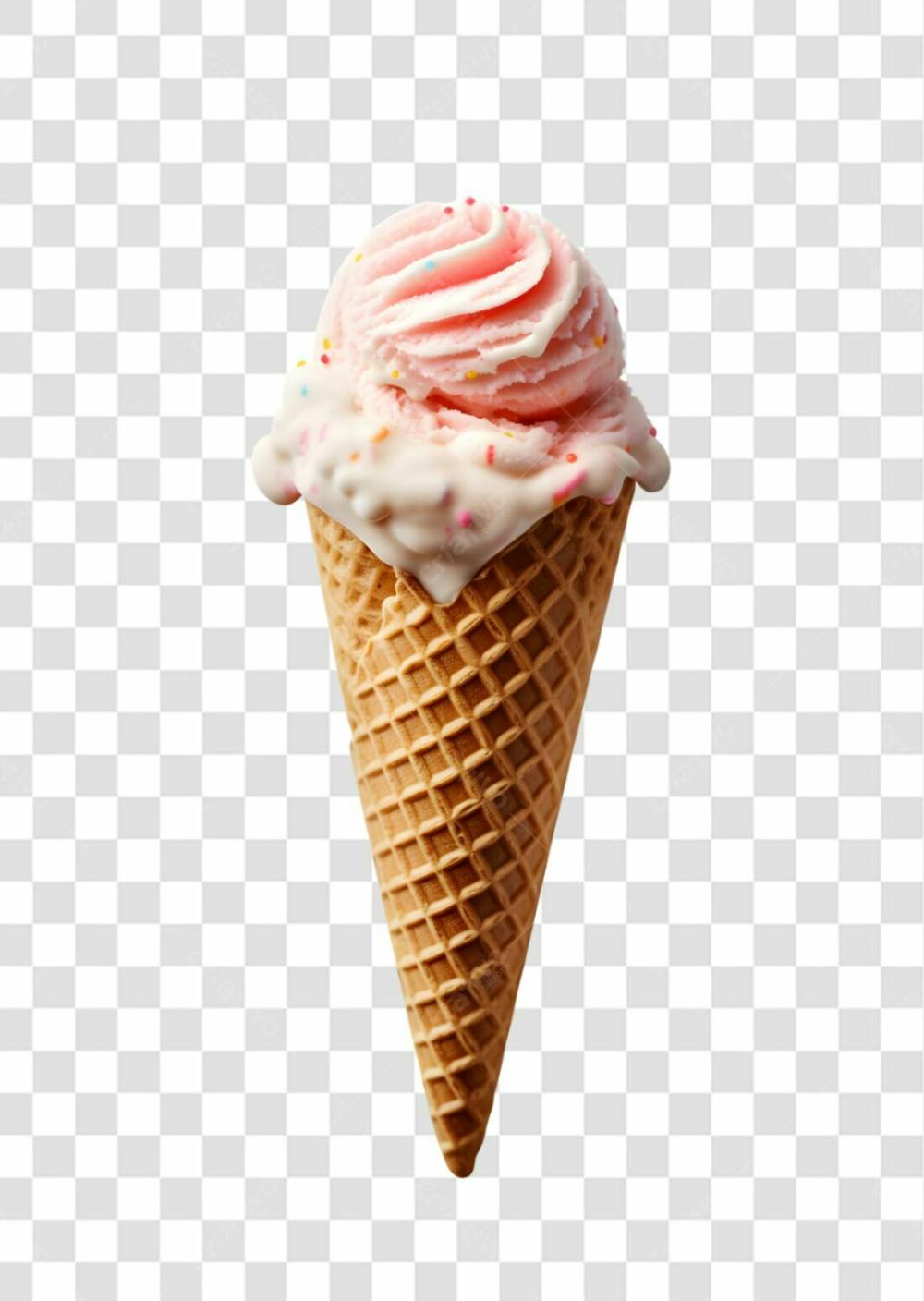 Delicioso Sorvete De Casquinha Png  (87)