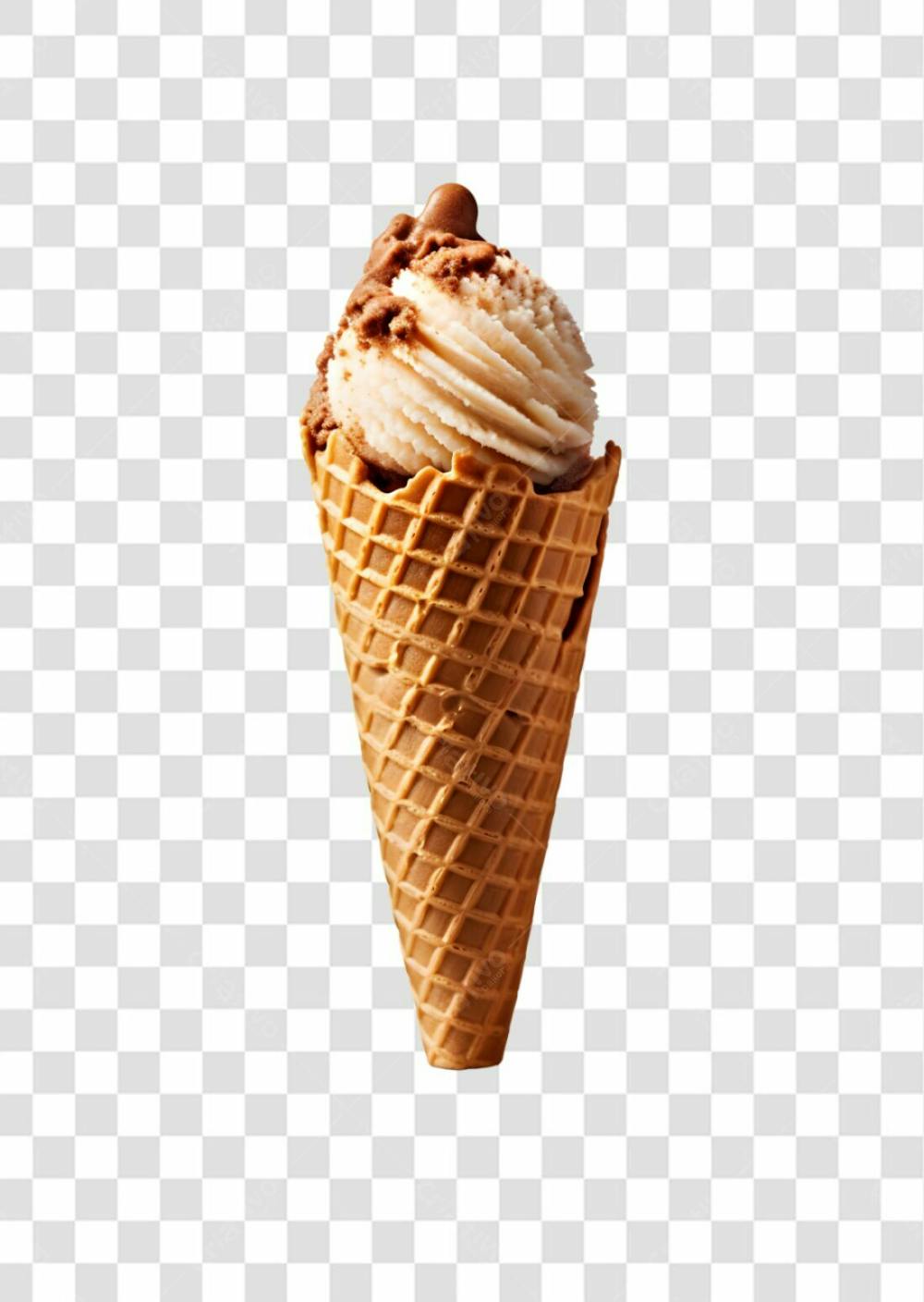 Delicioso Sorvete De Casquinha Png  (131)