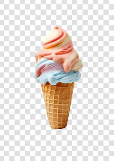 Delicioso Sorvete De Casquinha Png  (158)