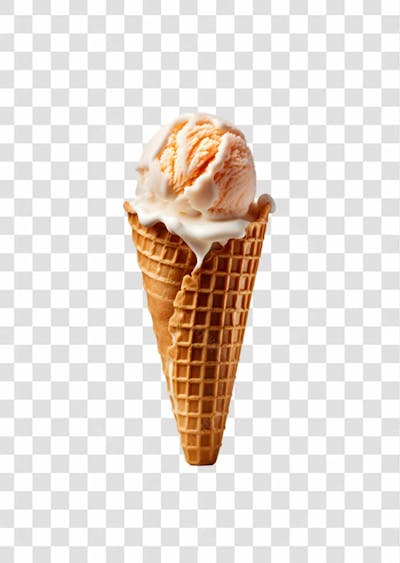 Delicioso Sorvete De Casquinha Png  (166)