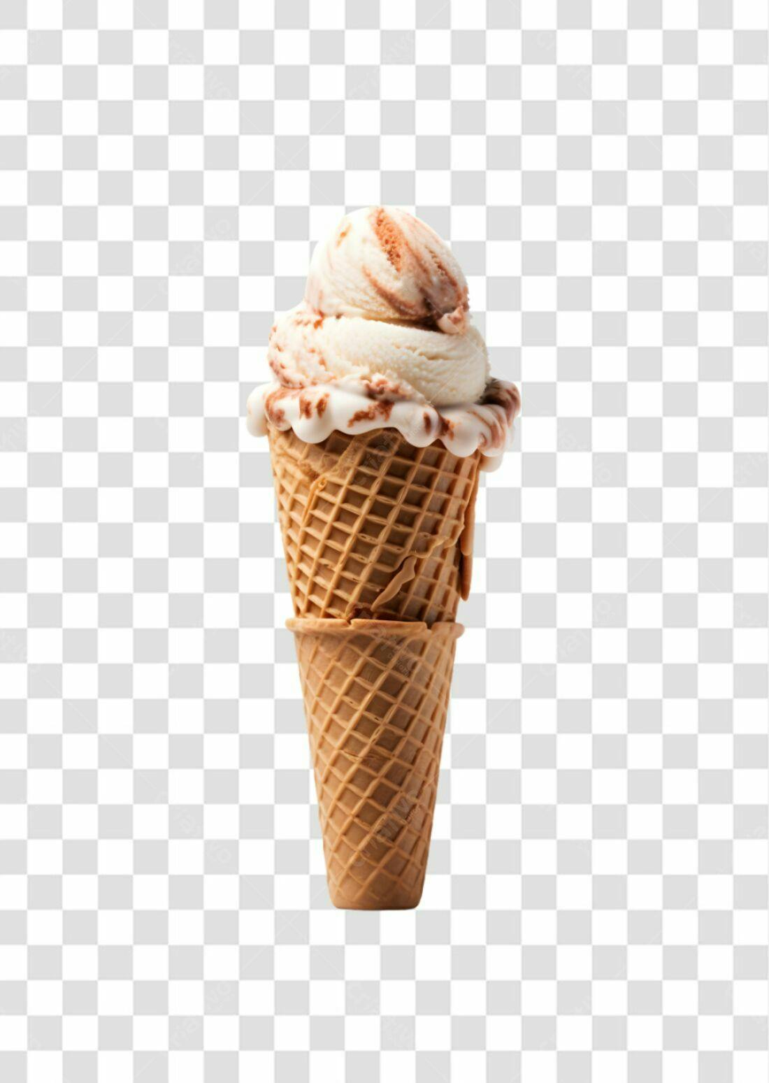 Icone Sorvete Creme e Chocolate PNG com fundo transparente