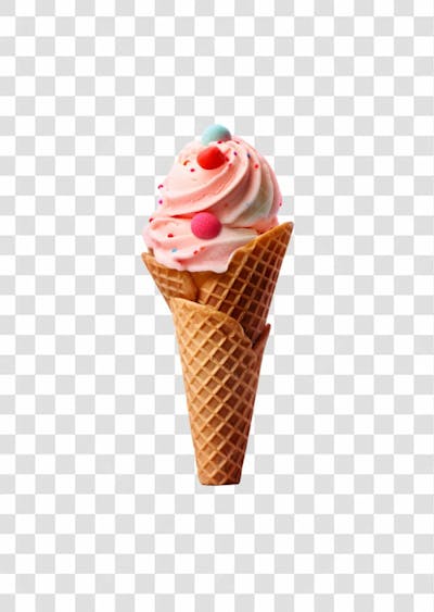 Delicioso Sorvete De Casquinha Png  (191)