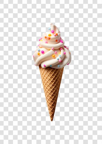 Delicioso Sorvete De Casquinha Png  (194)