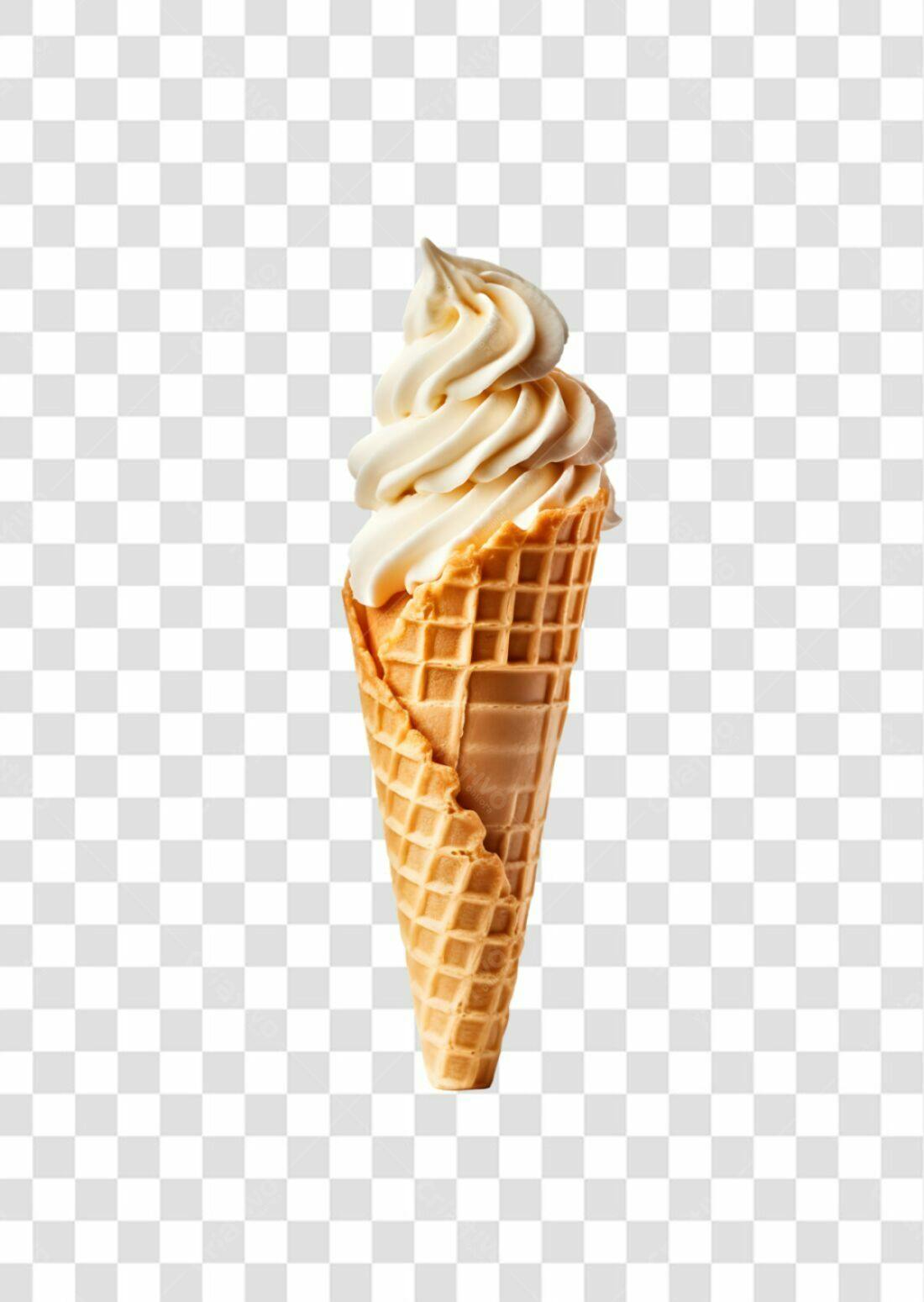 Icone Sorvete Cremoso PNG com fundo transparente