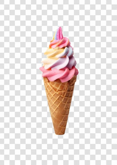 Delicioso Sorvete De Casquinha Png  (197)