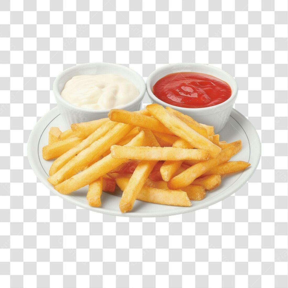 Imagem Batata Frita Molho PNG com fundo transparente