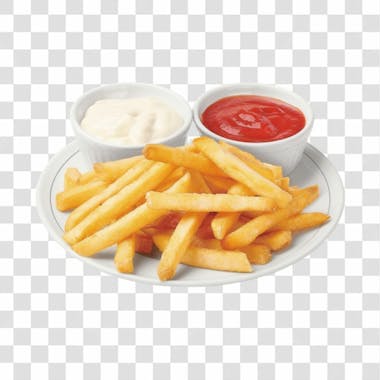 Batatas fritas png transparente