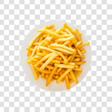 Batatas fritas png transparente