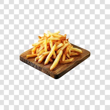 Batatas fritas png transparente