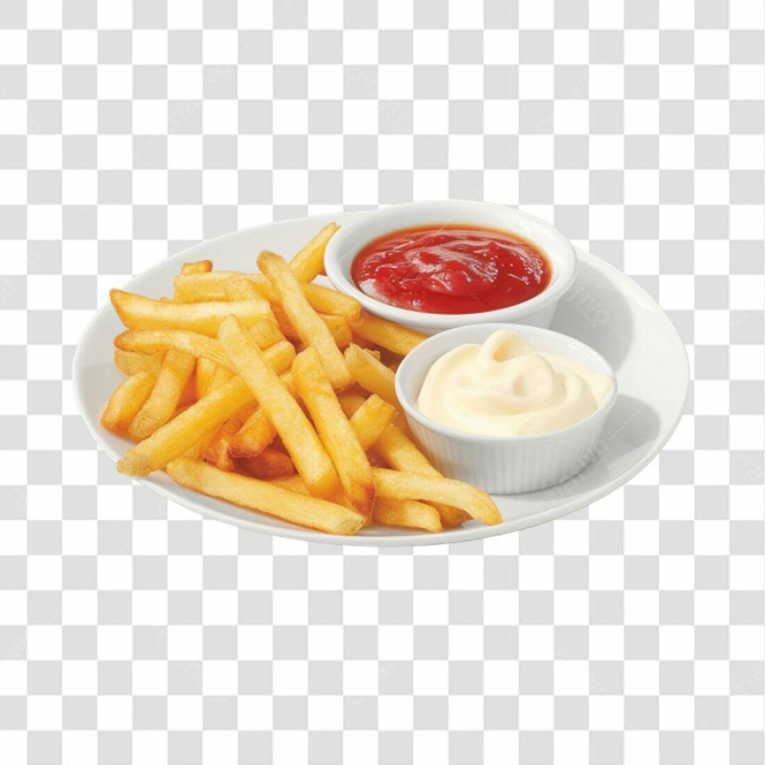 Imagem Batata Frita Molho PNG com fundo transparente