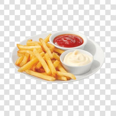 Batatas fritas png transparente