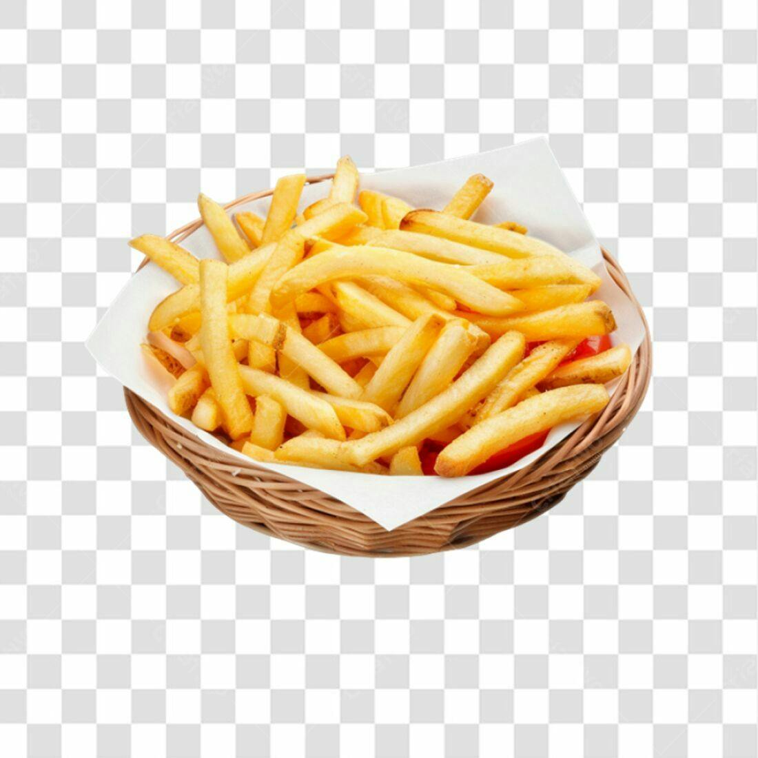 Icone Batata Frita PNG com fundo transparente