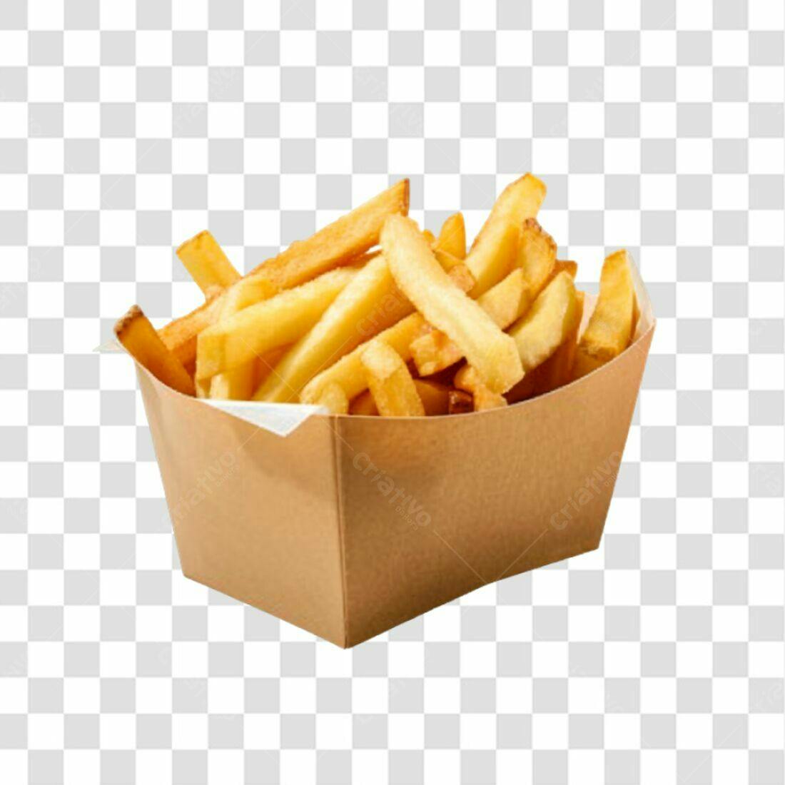 Icone Batata Frita PNG com fundo transparente