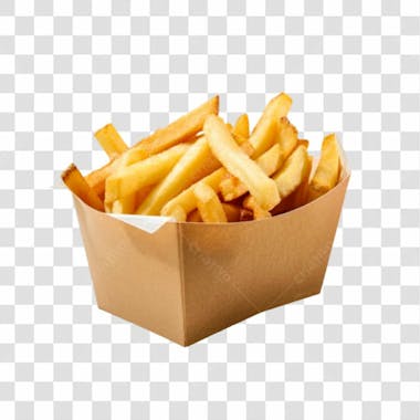 Batatas fritas png transparente