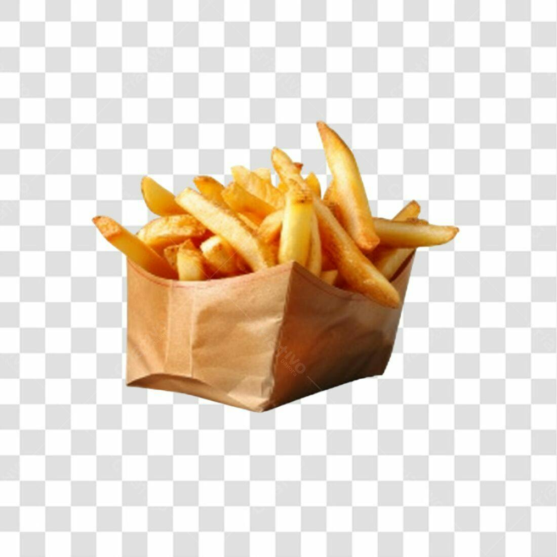 Icone Batata Frita PNG com fundo transparente