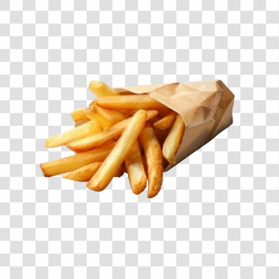 Icone Batata Frita PNG com fundo transparente