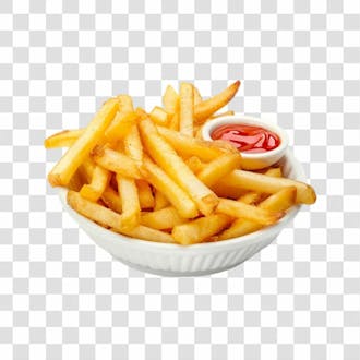 Batatas fritas png transparente