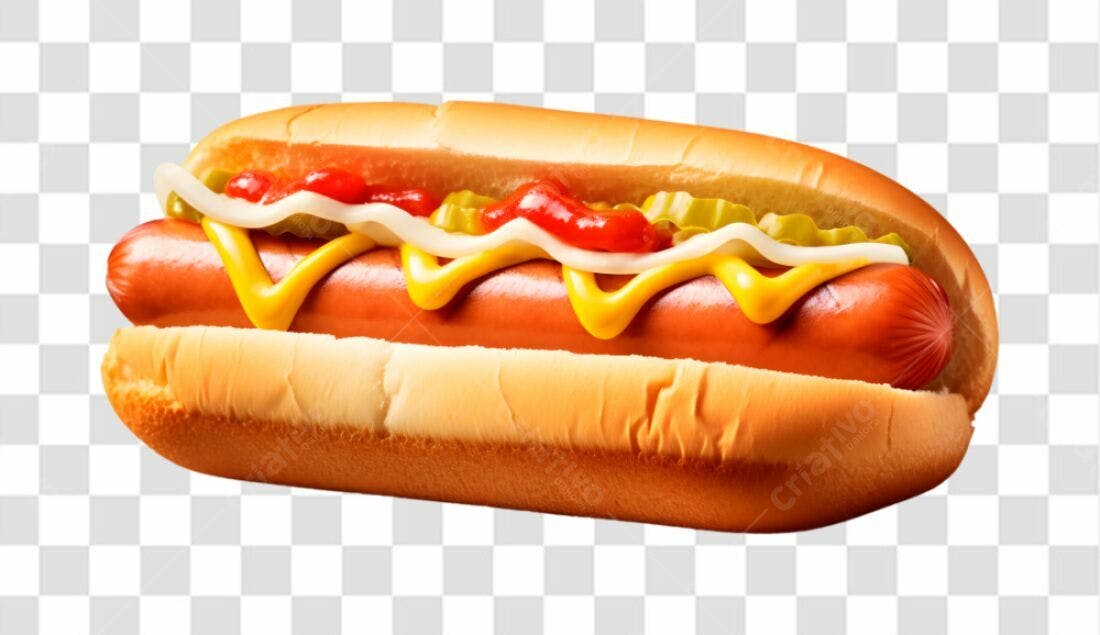 Icone Hot Dog PNG com fundo transparente