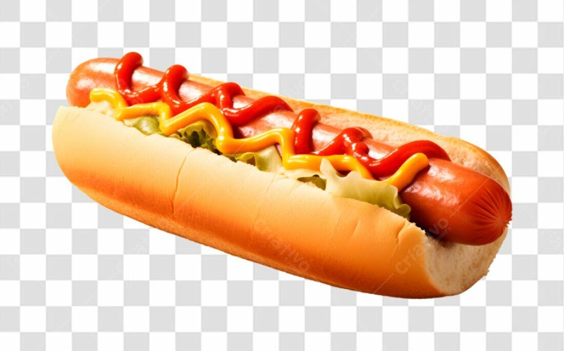 Icone Hot Dog Molho Ketchup Mostarda PNG com fundo transparente