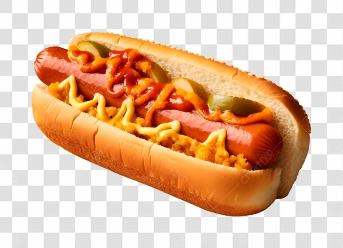 Imagem PNG Hot Dog com fundo transparente