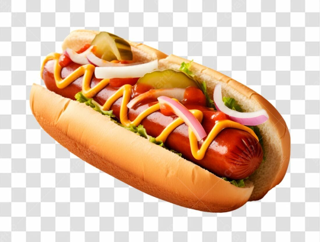 Imagem PNG Hot Dog com fundo transparente