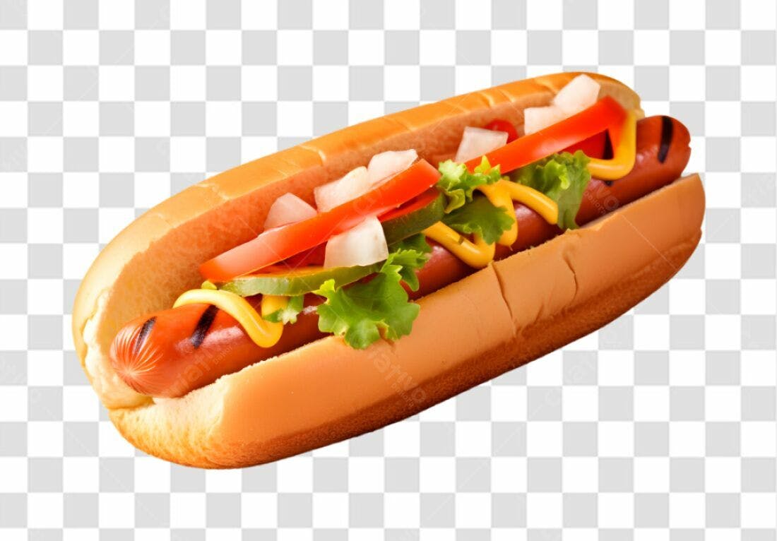 Imagem PNG Hot Dog com fundo transparente