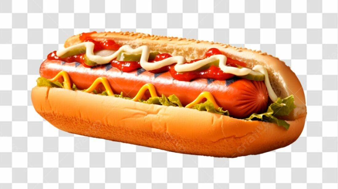 Imagem Hot Dog PNG com fundo transparente