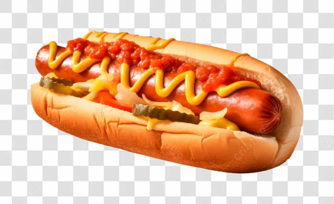Imagem Hot Dog PNG com fundo transparente