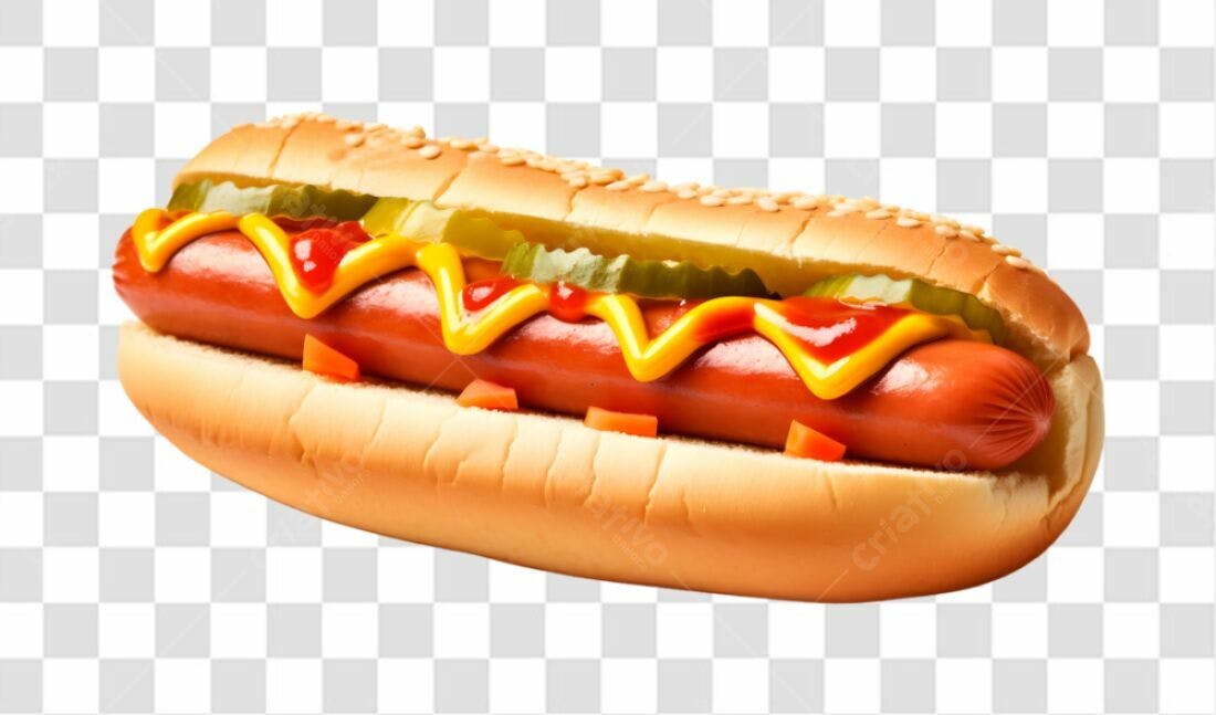 Imagem Hot Dog PNG com fundo transparente