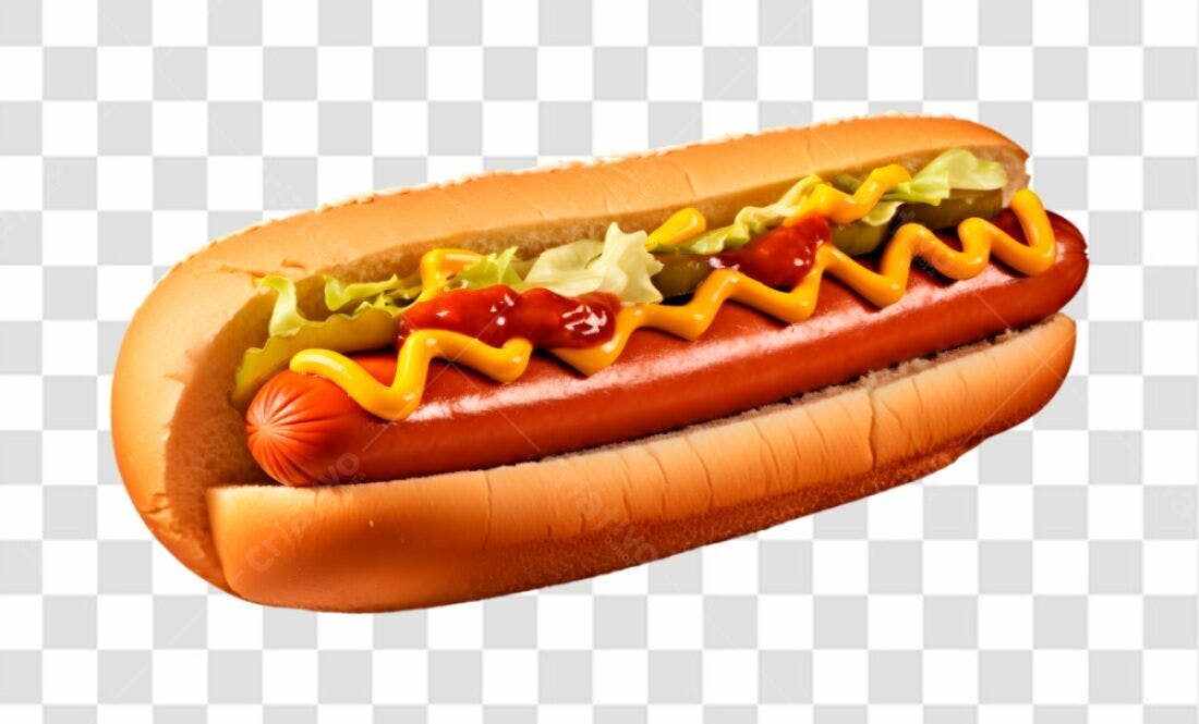 Imagem Hot Dog PNG com fundo transparente