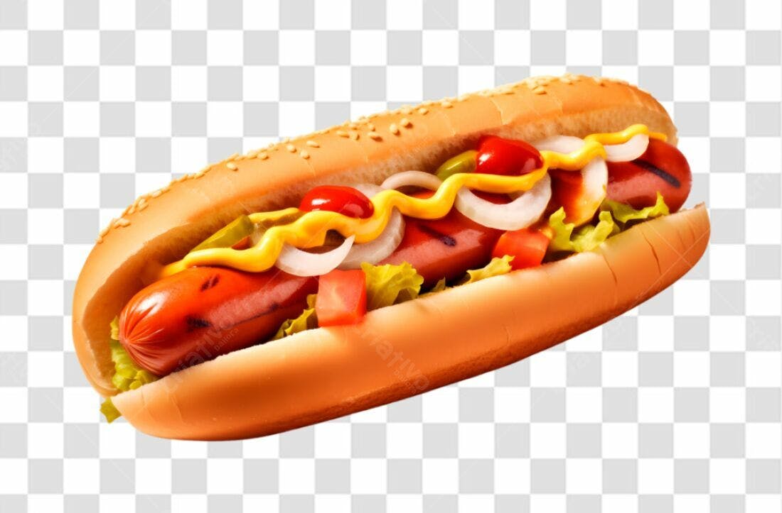 Imagem PNG Hot Dog com fundo transparente