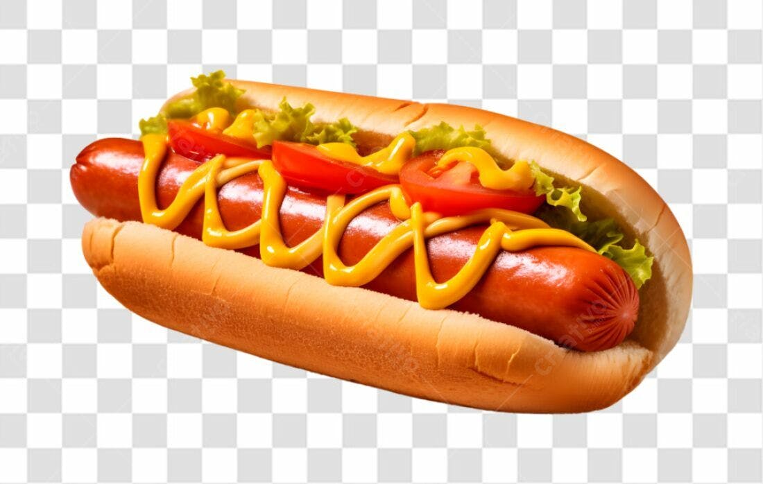 Icone Hot Dog PNG com fundo transparente
