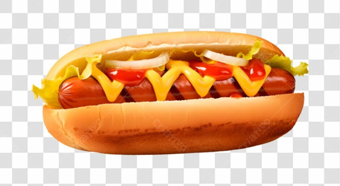 Icone Hot Dog PNG com fundo transparente