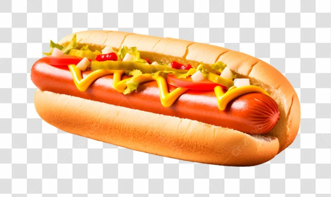 Imagem Hot Dog PNG com fundo transparente