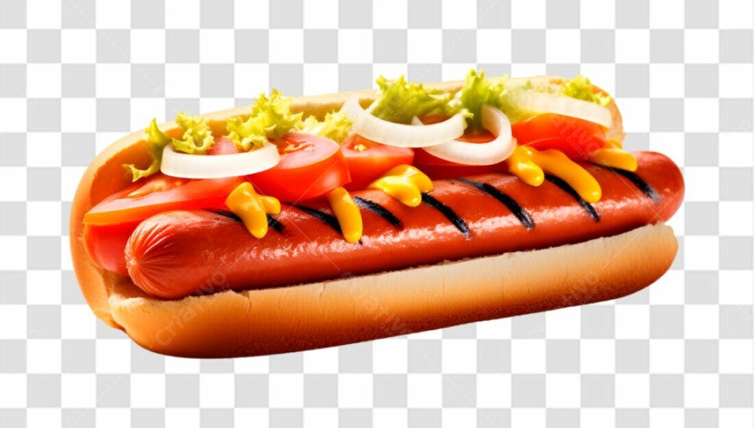 Icone Hot Dog PNG com fundo transparente