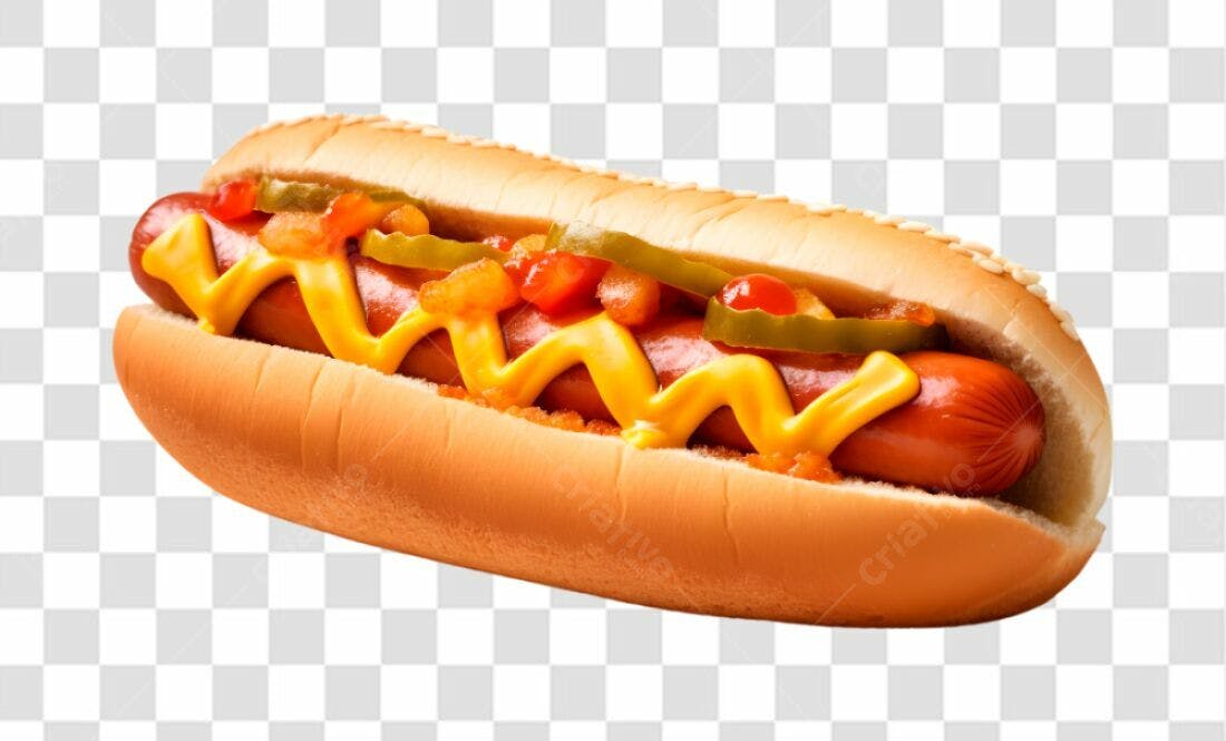 Icone Hot Dog PNG com fundo transparente
